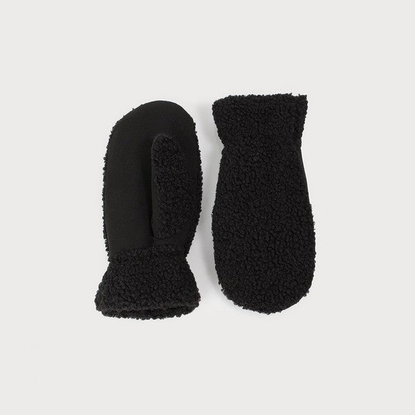 Black Puffer Mittens | Winter Gloves | boogie + birdie