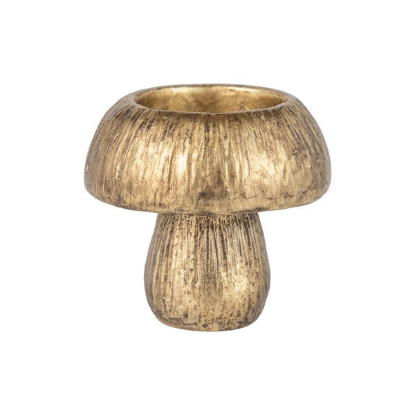 Log with Mushrooms Resin Tealight Holder 2.75" | Silver Tree | boogie + birdie
