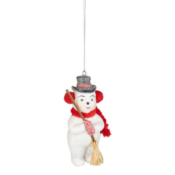 Snowman with Scarf & Mitts Resin Ornament | Holiday | boogie + birdie