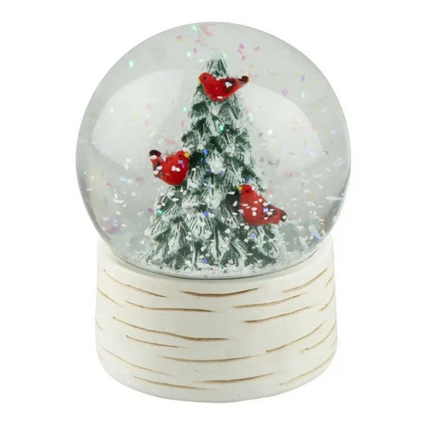 Snowglobe Cardinals With Tree Scene | Holiday | boogie + birdie

