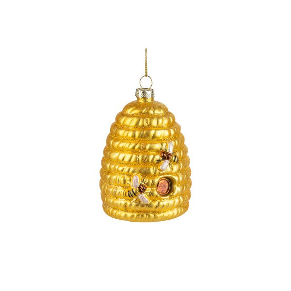 Glass Beehive Ornament | Holiday | boogie + birdie