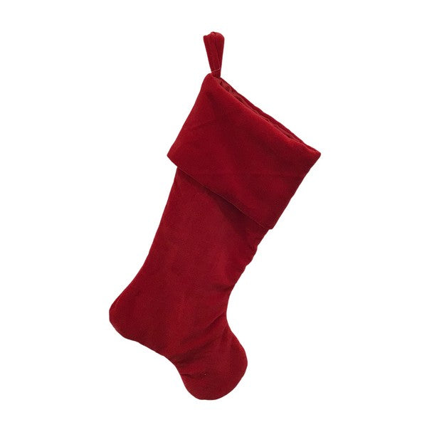 Red Velvet Stocking  (A80465) | Holiday Decor | boogie + birdie