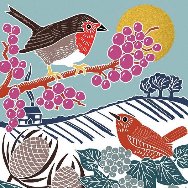 Animals Boxed Christmas Cards  | 10 Cards - 2 Designs | Art File | boogie + birdie