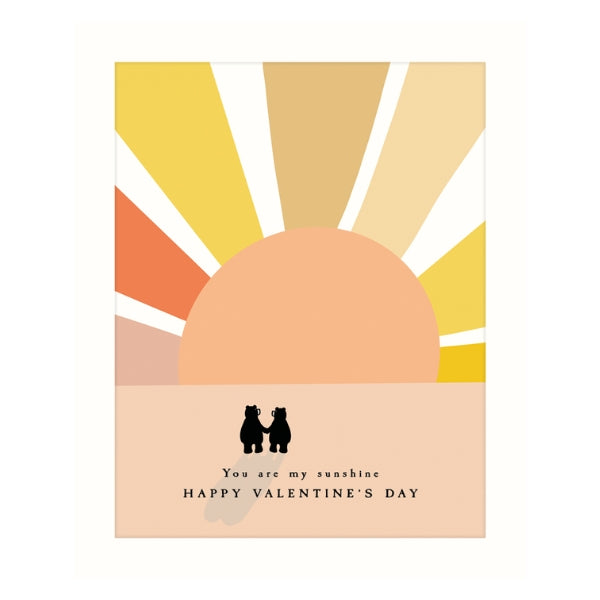 You Are My Sunshine Valentine's Day Card  | Love Cards | boogie + birdie
