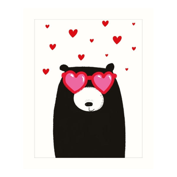 Bear With Glasses Love Card  | Love Cards | boogie + birdie