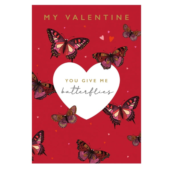 You Give Me Butterflies Valentine's Day Card | Love Cards | boogie + birdie