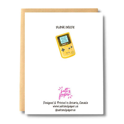 Game Pal All Things You Loved Are Vintage Birthday Card | Salt & Paper | boogie + birdie