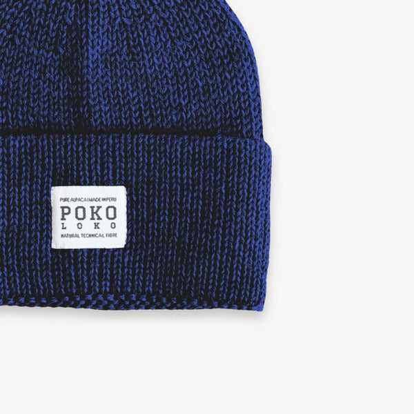 Evening Blue Alpaca Fishermans Toque (AFH16) | Pokoloko | boogie + birdie