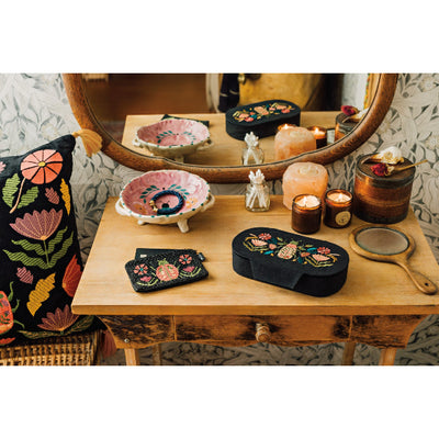 Amulet Embroidered Jewellery Box | Danica Studio | boogie + birdie