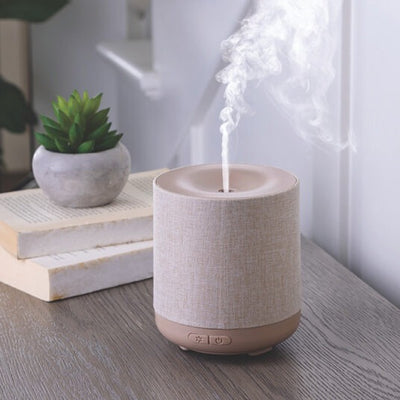 Linen Ceramic Essential Oil Diffuser (CW-BDNLN) | Candle Warmers | boogie + birdie