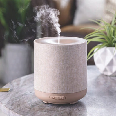 Linen Ceramic Essential Oil Diffuser (CW-BDNLN) | Candle Warmers | boogie + birdie