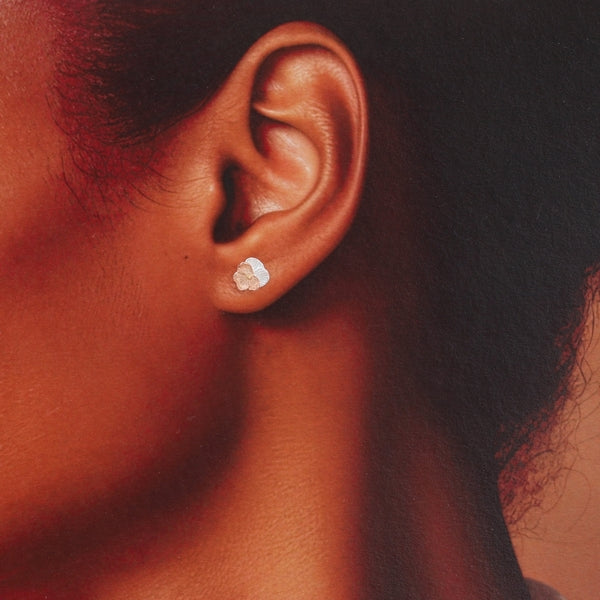 Violet February Birth Flower Stud Earrings | Attic Creations | boogie + birdie