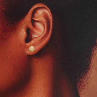 Marigold October Birth Flower Stud Earrings | Attic Creations | boogie + birdie