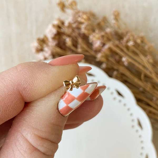 Gold Baby Bows Stud Earrings (BAB-BOW-20) | Agaveh Girl | boogie + birdie