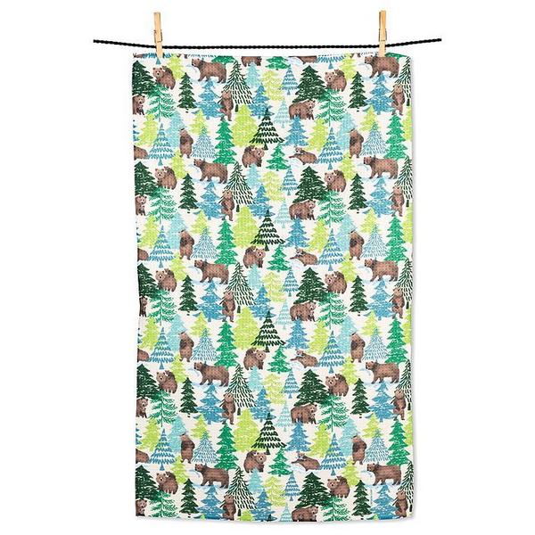 Bears & Trees Tea Towel | Kitchen | boogie + birdie