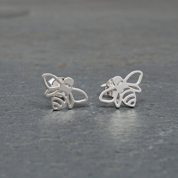 Bee Stud Earrings | Argent Whimsy | boogie + birdie