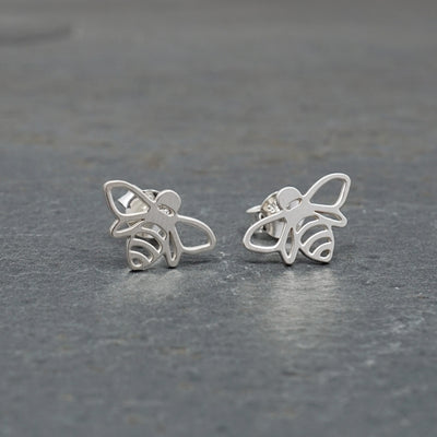 Bee Stud Earrings | Argent Whimsy | boogie + birdie