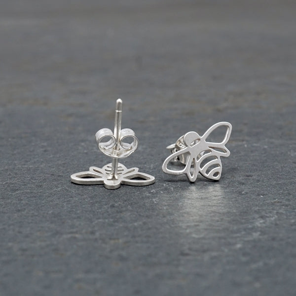 Bee Stud Earrings | Argent Whimsy | boogie + birdie