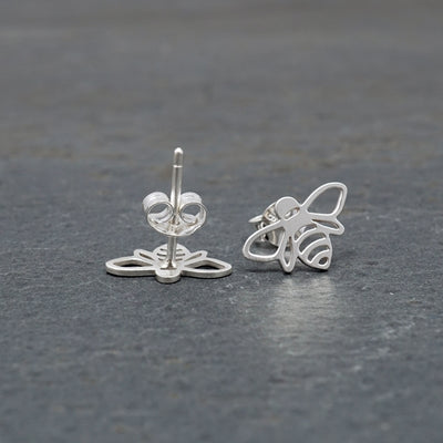 Bee Stud Earrings | Argent Whimsy | boogie + birdie