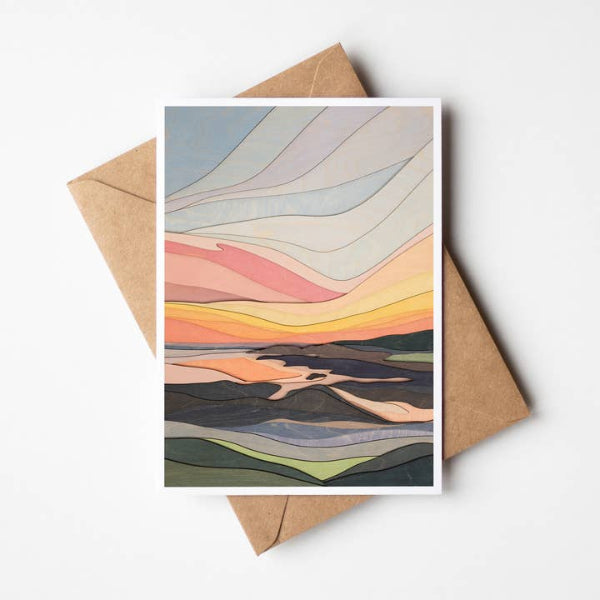 Big Beach Ulcet Card Art Card | Bellamy Studio | boogie + birdie