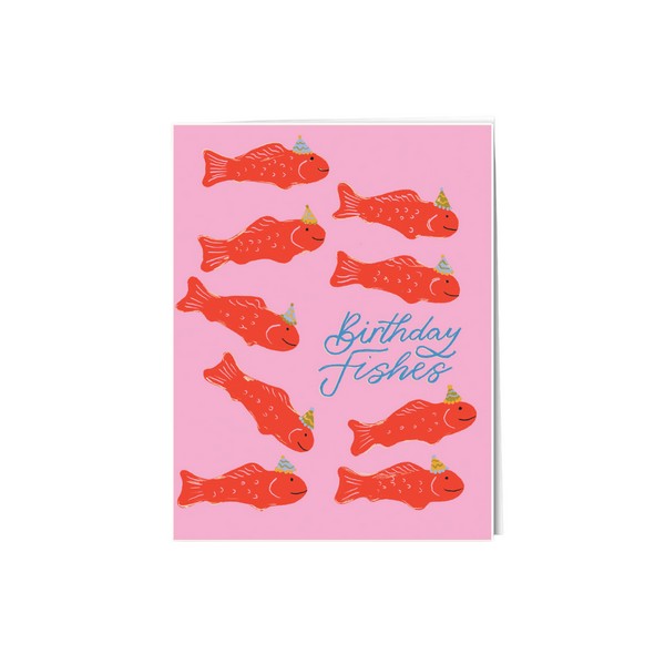 Fishes Birthday Card (PRO099) | Paper Protege| boogie + birdie | Paper Protege | boogie + birdie

