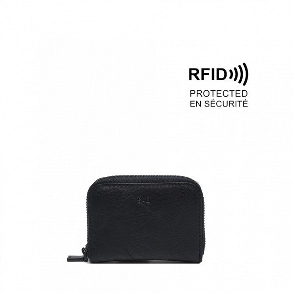 Iva Black Card Holder | S-Q | boogie + birdie