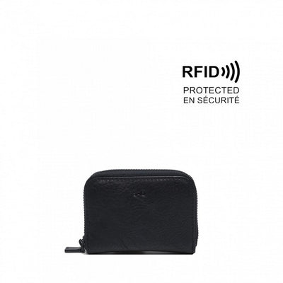 Iva Black Card Holder | S-Q | boogie + birdie