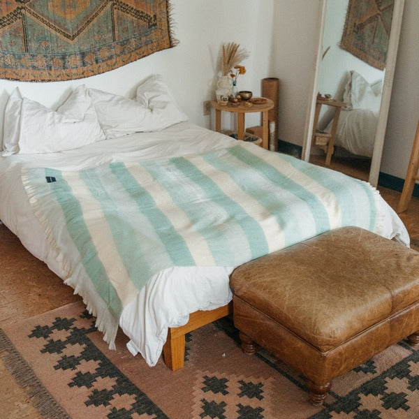 Honeydew Large Alpaca Throw (SBT18) | Pokoloko | boogie + birdie