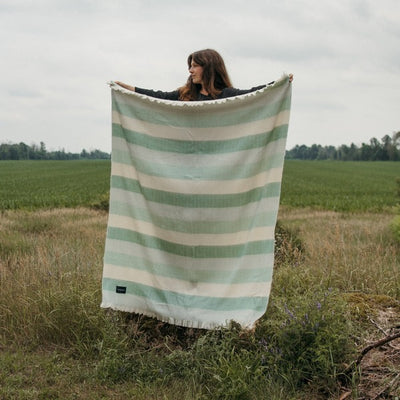 Honeydew Large Alpaca Throw (SBT18) | Pokoloko | boogie + birdie