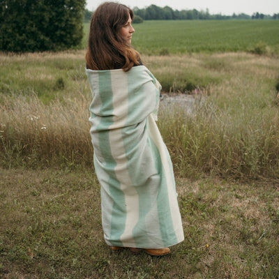 Honeydew Large Alpaca Throw (SBT18) | Pokoloko | boogie + birdie