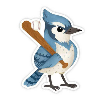 Blue Jay Baseball - Toronto Sports Vinyl Sticker | Simple Whimsy | boogie + birdie
