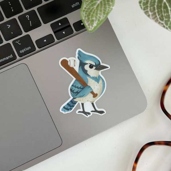 Blue Jay Baseball - Toronto Sports Vinyl Sticker | Simple Whimsy | boogie + birdie