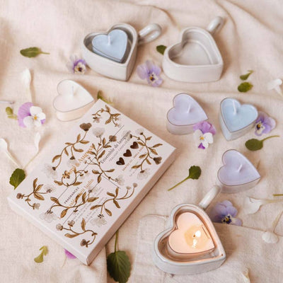 Heart Tealight Candles - Set of 6 | Mimi & August | boogie + birdie