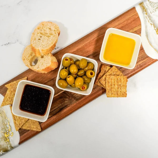 White Ceramic Dip Bowls | Set of 3 | Lynn & Liana | boogie + birdie