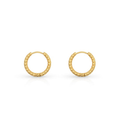Gold Brit Waterproof Hoops | Lover's Tempo | boogie + birdie