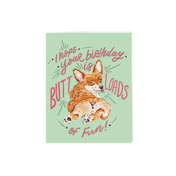 Butt-Loads of Fun Birthday Card (PRO031) | Paper Protege | boogie + birdie
