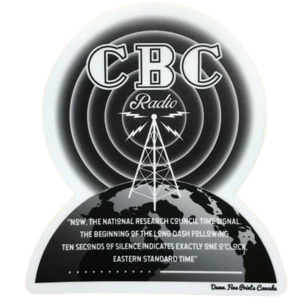 CBC National Time Signal Sticker | Paper Goods | boogie + birdie