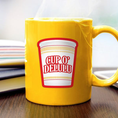 Cup O Delulu Vinyl Sticker | I'll Know It When I See It | boogie + birdie