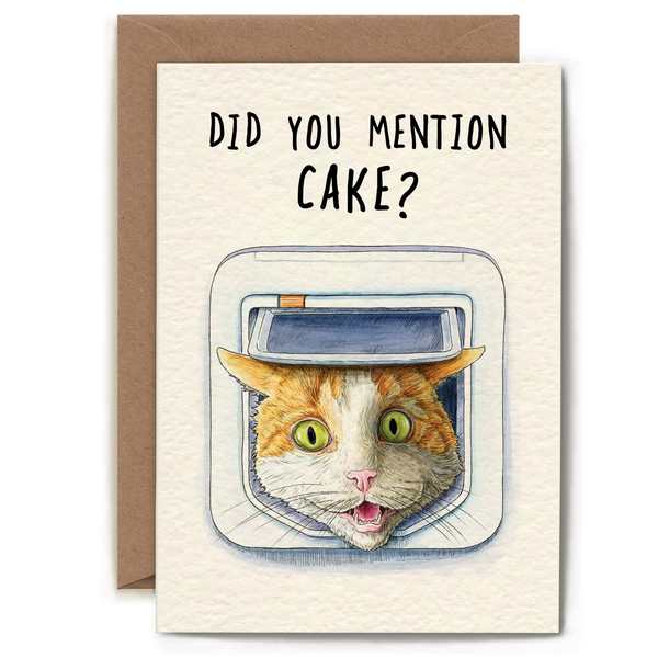 Catflap Birthday Card (B23) | Bewilderbeest | boogie + birdie