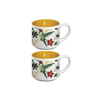 Hummingbird Espresso Mugs - Nenookaasi - Set of 2 | Native Northwest | boogie + birdie