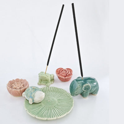 Ceramic Elephant Incense Holder | Maroma | boogie + birdie
