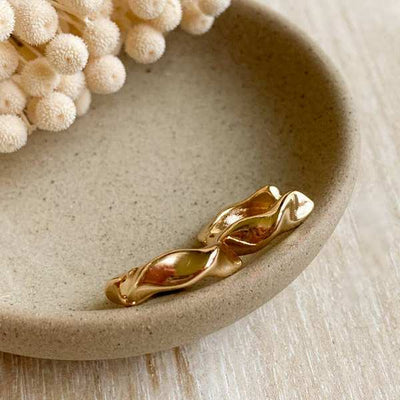 Gold Chloe Hoops (CHL-HOO-25) | Agaveh Girl | boogie + birdie