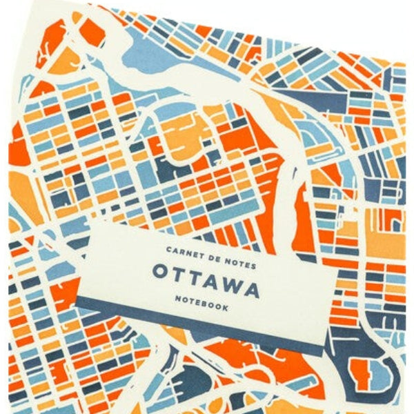 Chroma Ottawa Map Lined Notebook | I Like Maps | boogie + birdie