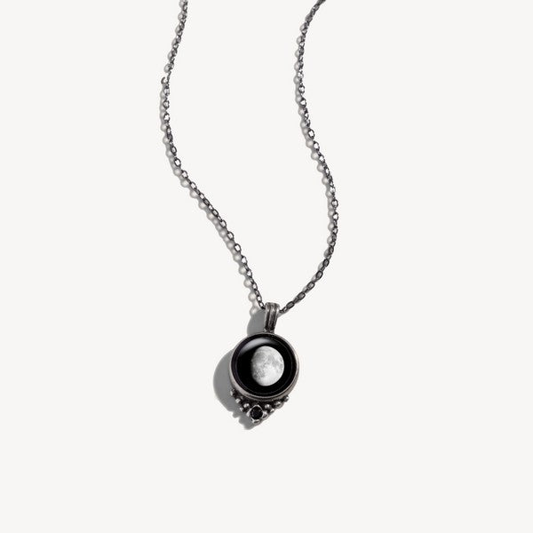 Moonglow Pewter Classic Necklace | Necklaces | boogie + birdie