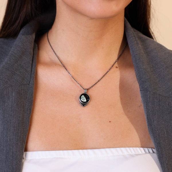 Moonglow Pewter Classic Necklace | Necklaces | boogie + birdie