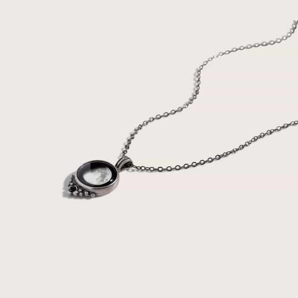 Moonglow Pewter Classic Necklace | Necklaces | boogie + birdie
