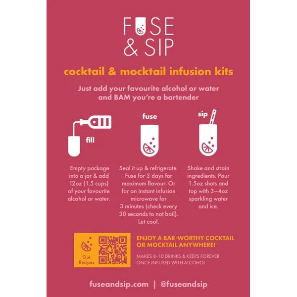 Classy Cosmo Infusion Kit | Fuse & Sip | boogie + birdie