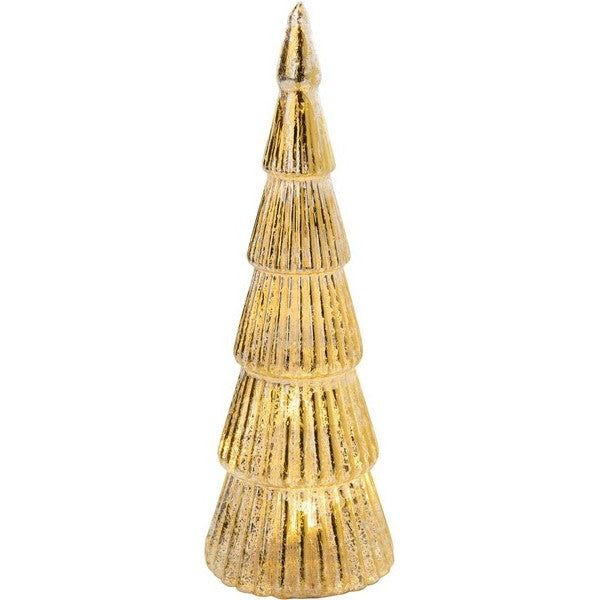 Large Gold Tabletop LED Tree