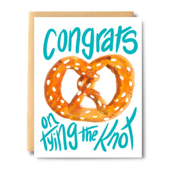 Congrats On Tying The Knot Wedding Card | Salt & Paper | boogie + birdie