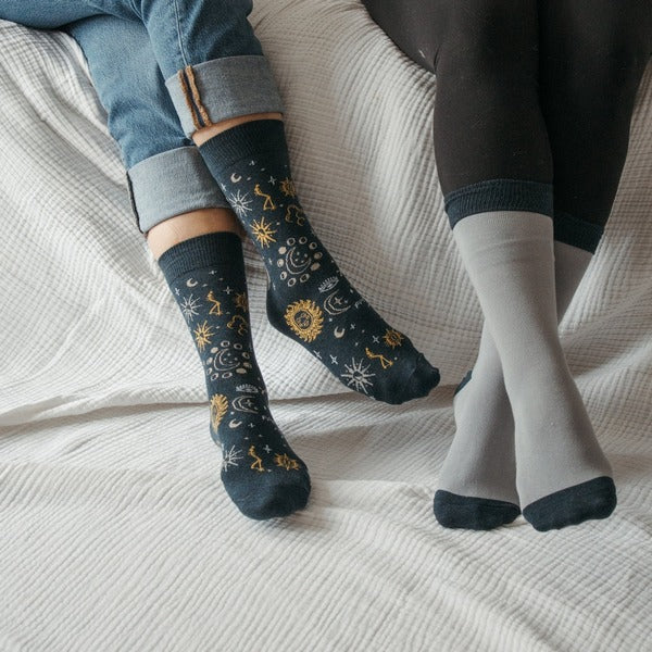 Cosmos Pima Cotton Socks Pack of 2 (PMS-SP22) | Pokoloko | boogie + birdie